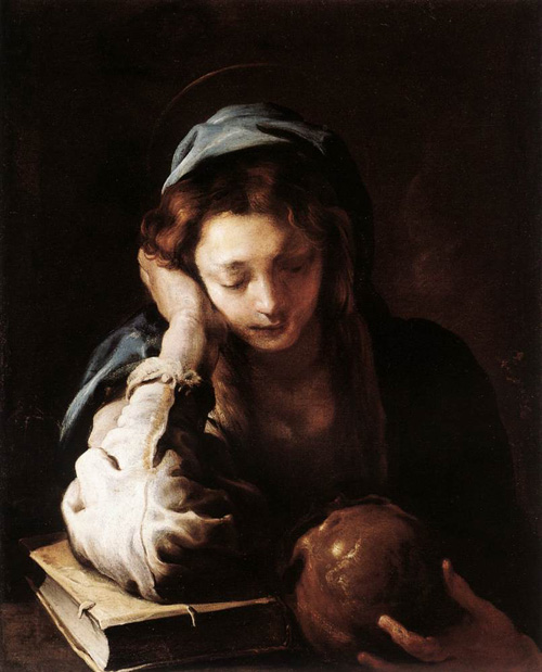 Artist's depiction of Mary Magdalene